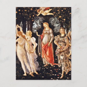 Botticelli - La Primavera Spring Postcard