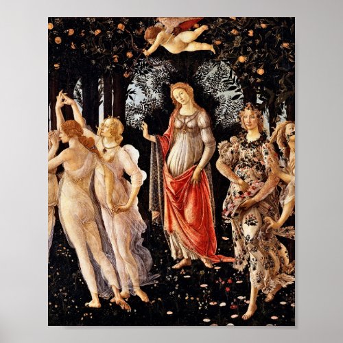 Botticelli _ La Primavera Spring Poster