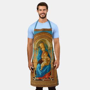 Botticelli Madonna and Child Enthroned Apron