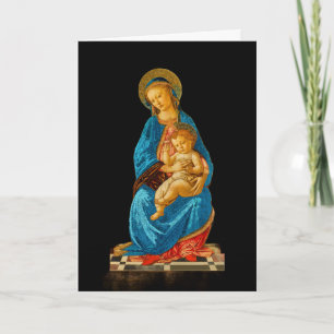 Botticelli Madonna and Child Enthroned Card
