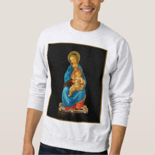 Botticelli Madonna and Child Enthroned Sweatshirt