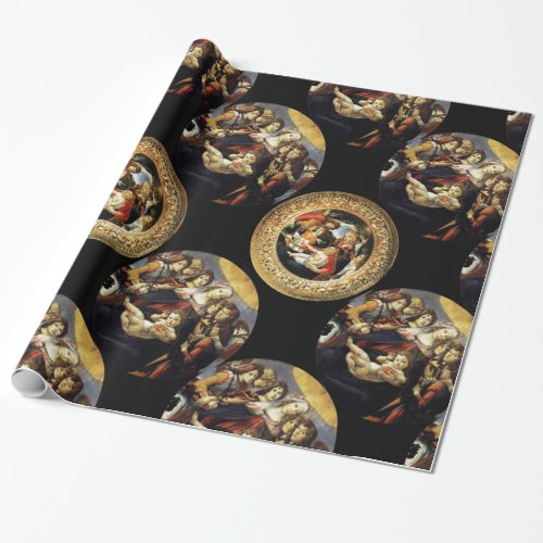 BOTTICELLI MADONNA OF POMEGRANATE AND MAGNIFICAT WRAPPING PAPER