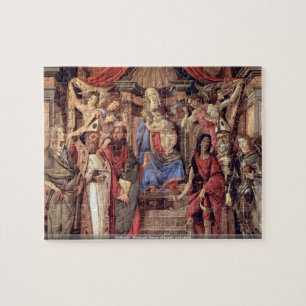 Botticelli - Madonna throne of angels and saints Jigsaw Puzzle