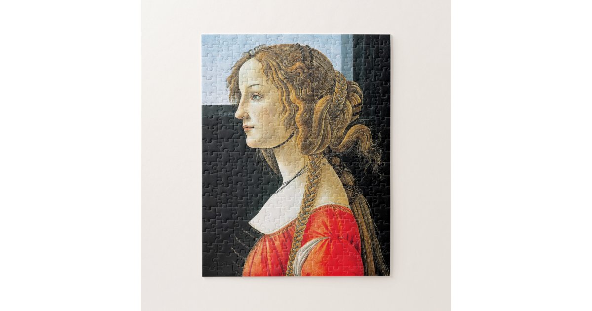 Botticelli Portrait of a Young Woman Puzzle | Zazzle.com