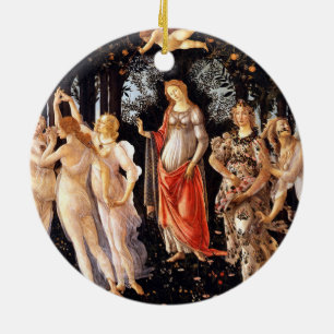 BOTTICELLI -Primavera 1482 Ceramic Ornament