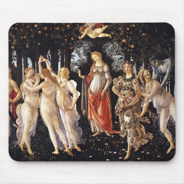 BOTTICELLI -Primavera 1482 Mouse Pad (Front)