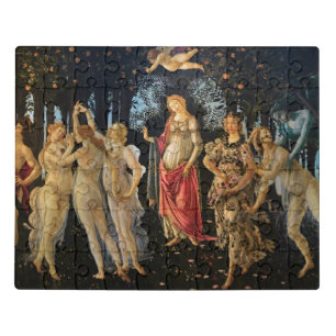 Botticelli Primavera Renaissance Floral Goddess Jigsaw Puzzle