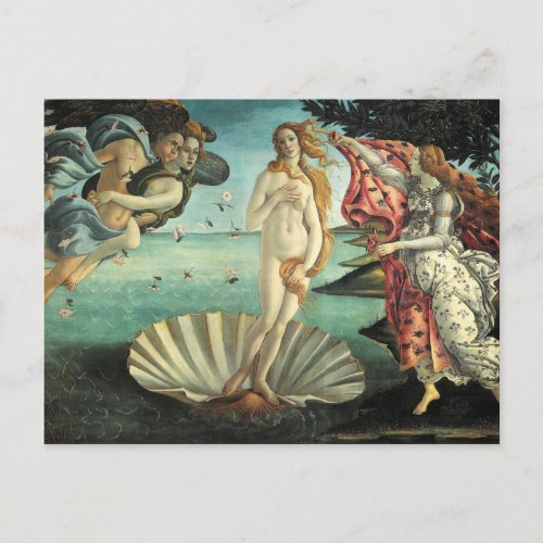 Botticelli Renaissance Painting Postcard