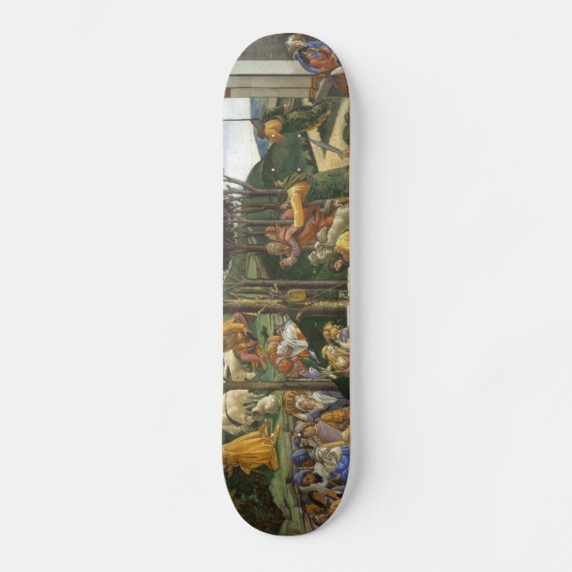 Botticelli Renaissance Painting Skateboard Deck (Front)