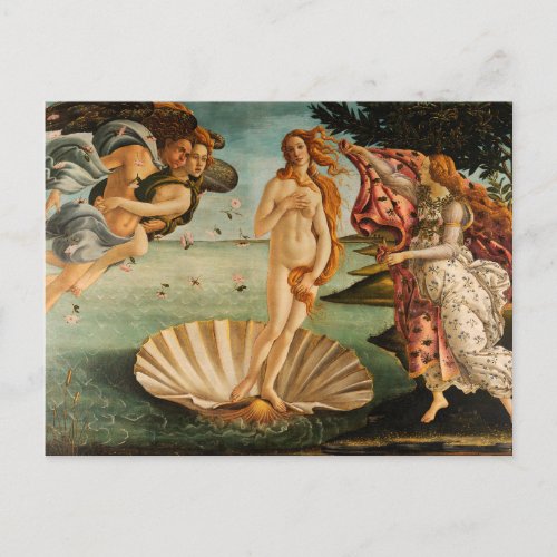 Botticellis Birth of Venus Postcard