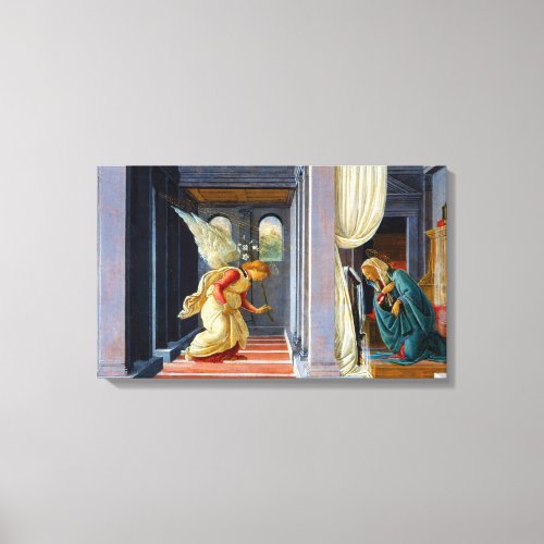 Botticelli The Annunciation Canvas Print