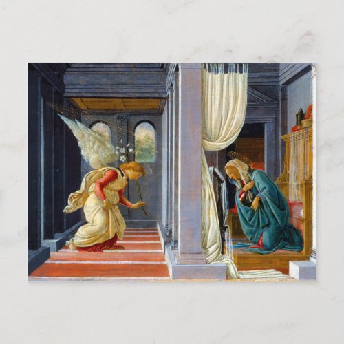 Botticelli The Annunciation Postcard