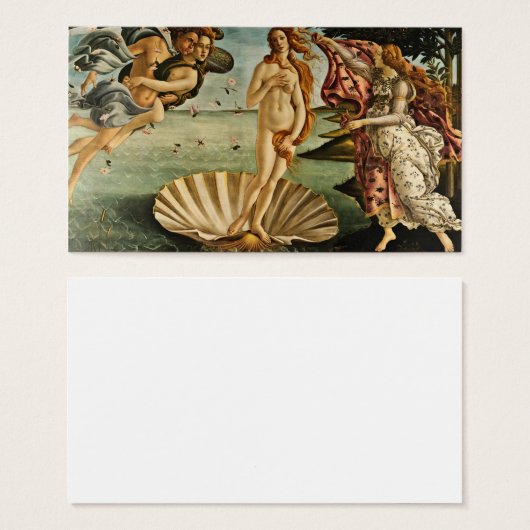 Botticelli - The Birth Of Venus (Front & Back)