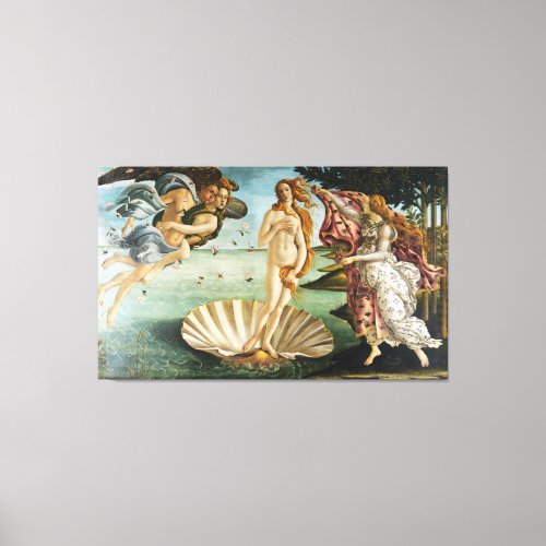 BOTTICELLI_ The birth of Venus 1483 Canvas Print