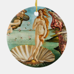BOTTICELLI - The birth of Venus 1483 Ceramic Ornament