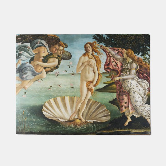 BOTTICELLI - The birth of Venus 1483 Doormat (Front)