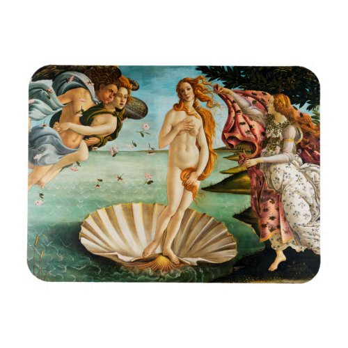 BOTTICELLI _ The birth of Venus 1483 Magnet
