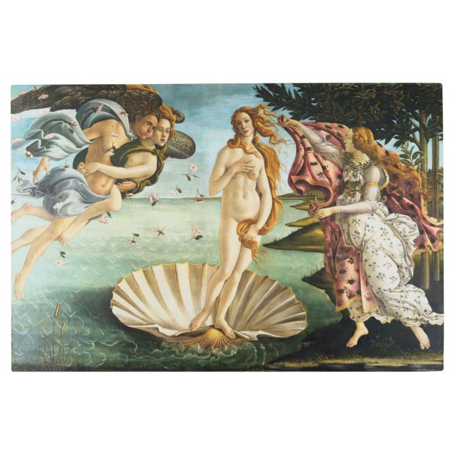 BOTTICELLI - The birth of Venus 1483 Metal Print (Front)