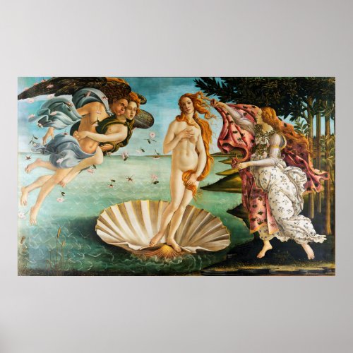 BOTTICELLI _ The birth of Venus 1483 Poster
