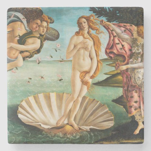 BOTTICELLI _ The birth of Venus 1483 Stone Coaster