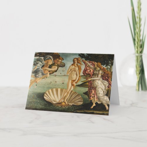 Botticelli The Birth of Venus Greeting Card