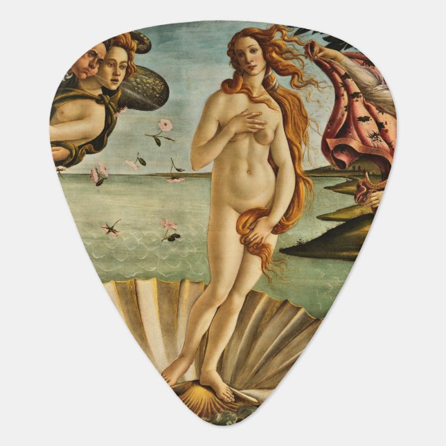 Botticelli - The Birth Of Venus Guitar Pick (Front)