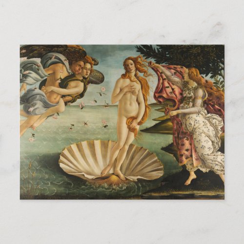 Botticelli The Birth of Venus Postcard