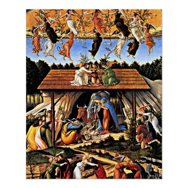 Botticelli - The Mystical Nativity Poster (Front)