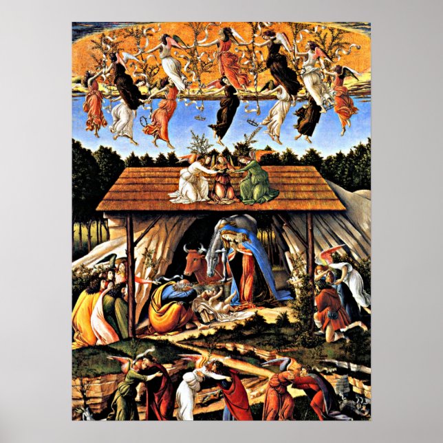 Botticelli - The Mystical Nativity  Poster (Front)