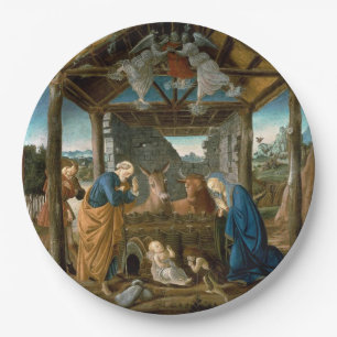 Botticelli - The Nativity Paper Plates
