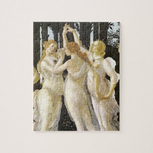 Botticelli Three Graces Renaissance Fine Art Jigsaw Puzzle