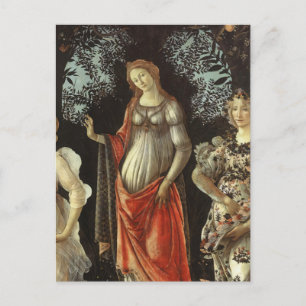 Botticelli Venus Goddess of Love Renaissance Art Postcard