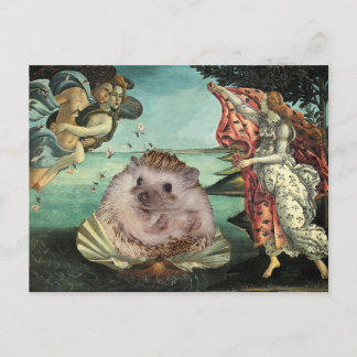 Botticelli's Birth of a Hedgehog Postcard