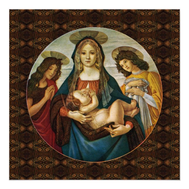 Botticelli's Madonna And Child Photo Print (Front)