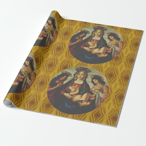 Botticellis Madonna And Child Wrapping Paper