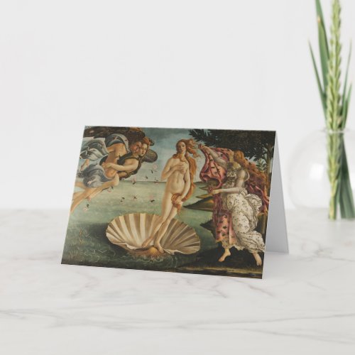 Botticellis The Birth of Venus Card