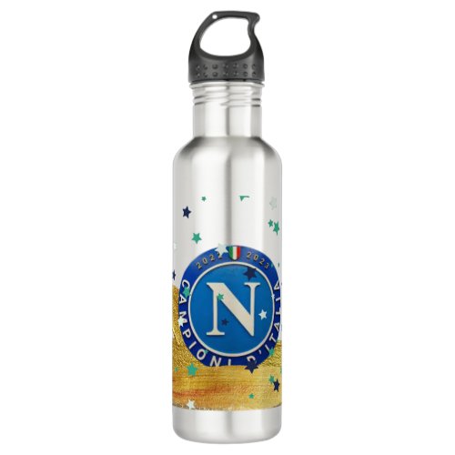 Bottiglia  commemorativa scudetto napolo stainless steel water bottle