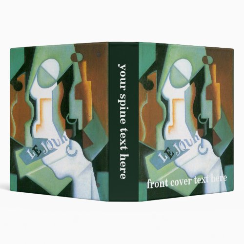 Bottle and Fruit Dish by Juan Gris Vintage Cubism Binder