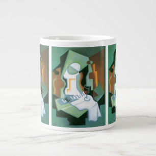 Bottle and Fruit Dish by Juan Gris, Vintage Cubism Giant Coffee Mug