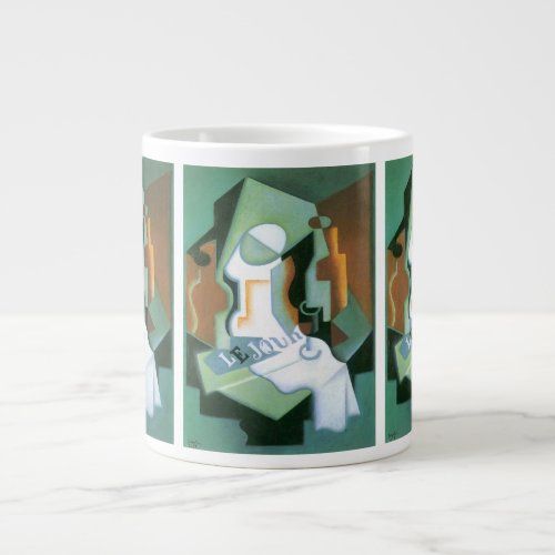 Bottle and Fruit Dish by Juan Gris Vintage Cubism Giant Coffee Mug