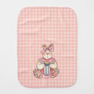 Bottle Bunny Burp Cloth