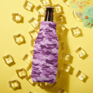 Bottle Cooler-Pink Camo  Cooler