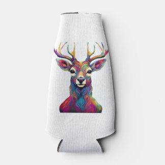 Bottle Cooler - The Colorful Deer Artwork