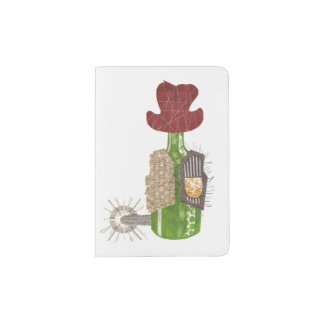 Bottle Cowboy No Background Passport Holder