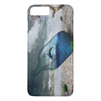 Bottle Dolphin In Dessert Iphone 8 Plus/7 Plus Case by Tissling at Zazzle
