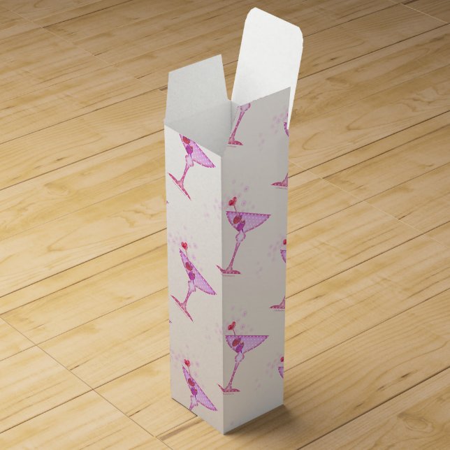 BOTTLE GIFT BOXES - PINK MARTINI (Opened)