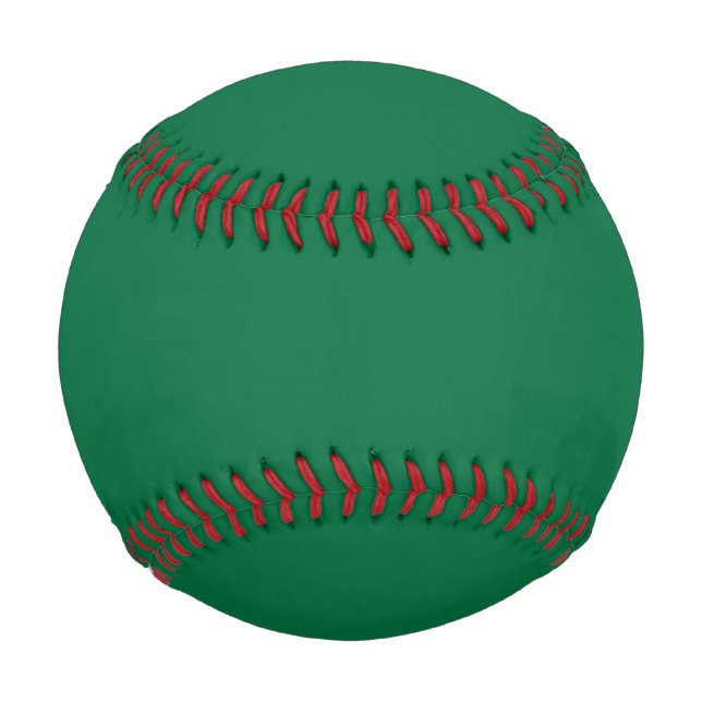 Bottle Green Solid Color | Classic | Elegant Baseball (Front)