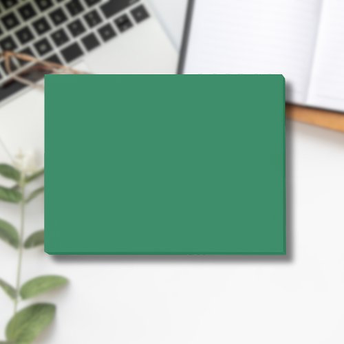 Bottle Green Solid Color  Classic  Elegant Post_it Notes