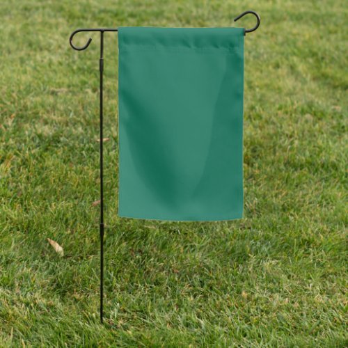 Bottle Green Solid Color Garden Flag