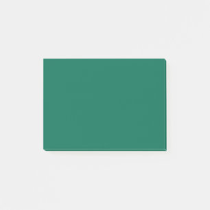 Bottle Green Solid Color Post-it Notes